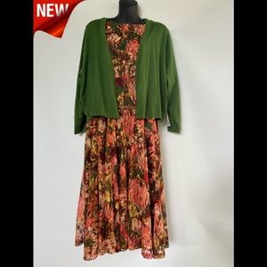 NWT Leslie Faye dress 3 piece